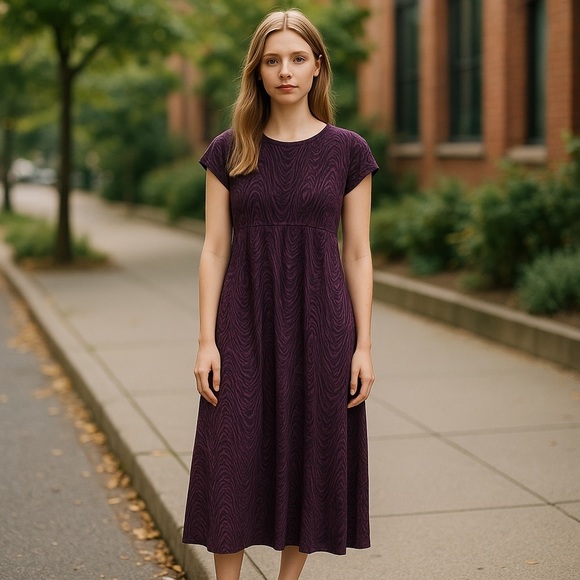 BCBG MaxAzria Velvet midi Maxi A Line Y2K‎ Dress - Picture 2 of 14